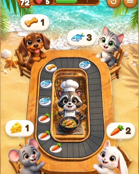 The table at the Beach Snack Bar