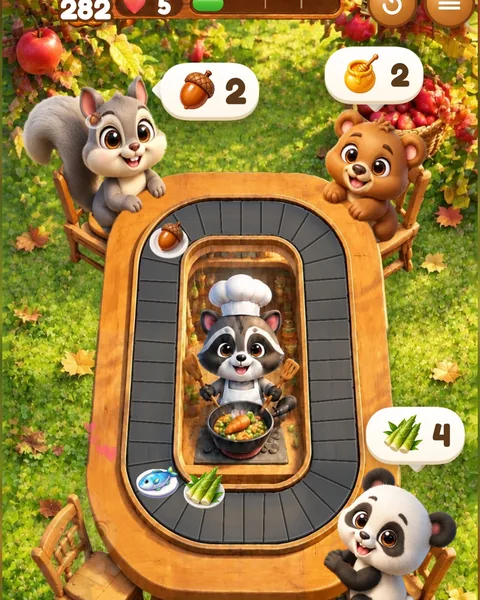 The table at the Apple Orchard